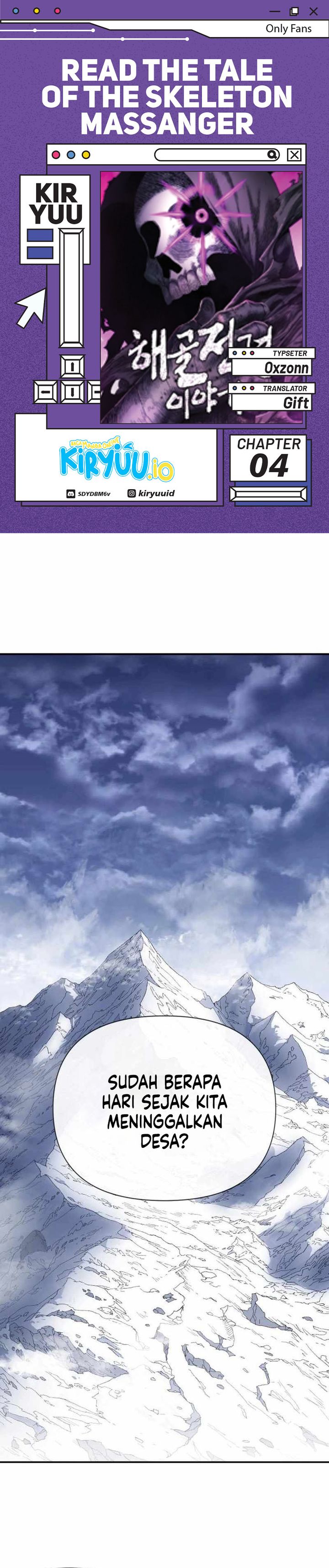 The Tale of the Skeleton Messenger Chapter 04 Bahasa Indonesia