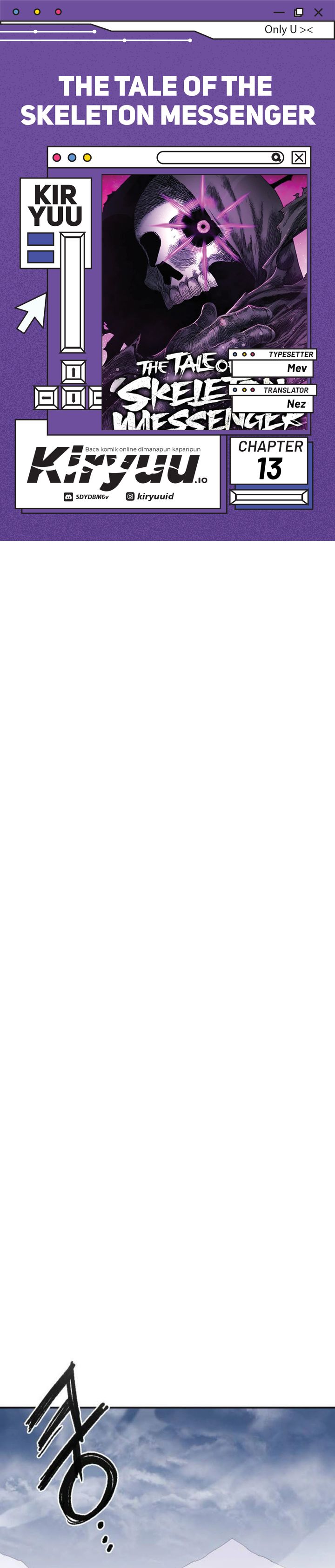 The Tale of the Skeleton Messenger chapter 13
