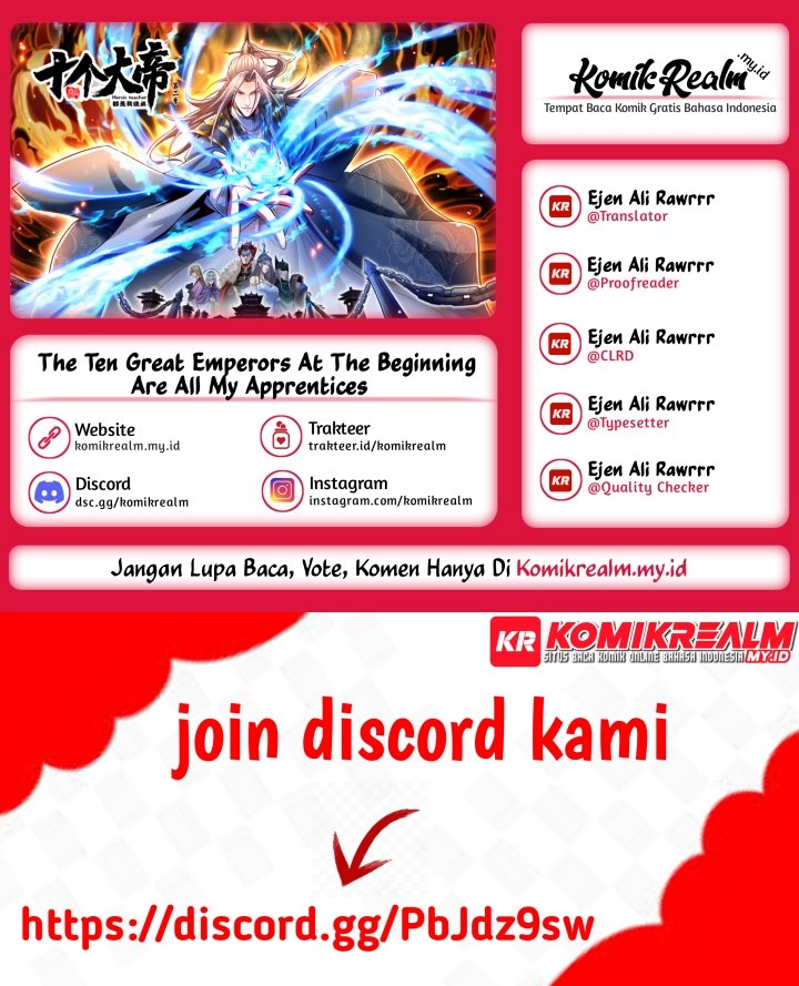The Ten Great Emperors Are All My Disciples Chapter 164 Bahasa Indonesia