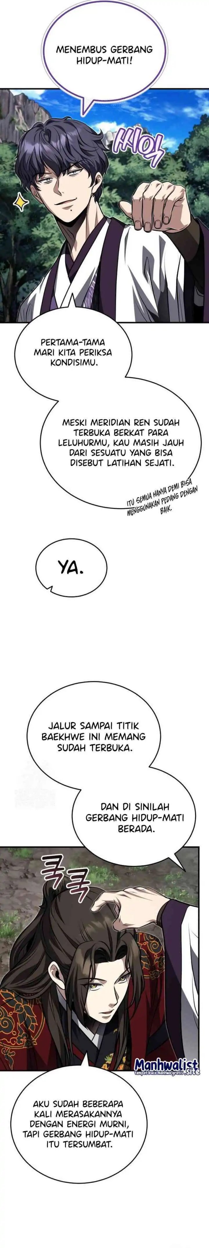 The Terminally Ill Young Master of the Baek Clan Chapter 85 Bahasa Indonesia