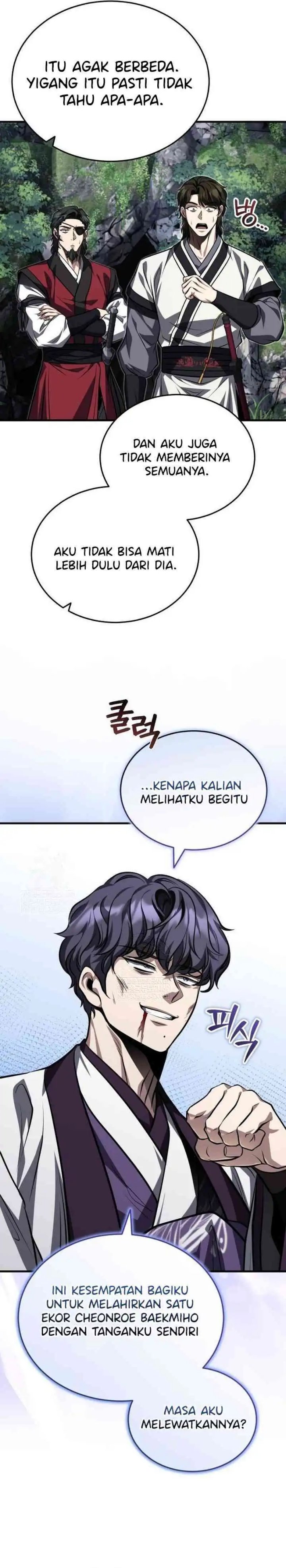 The Terminally Ill Young Master of the Baek Clan Chapter 85 Bahasa Indonesia