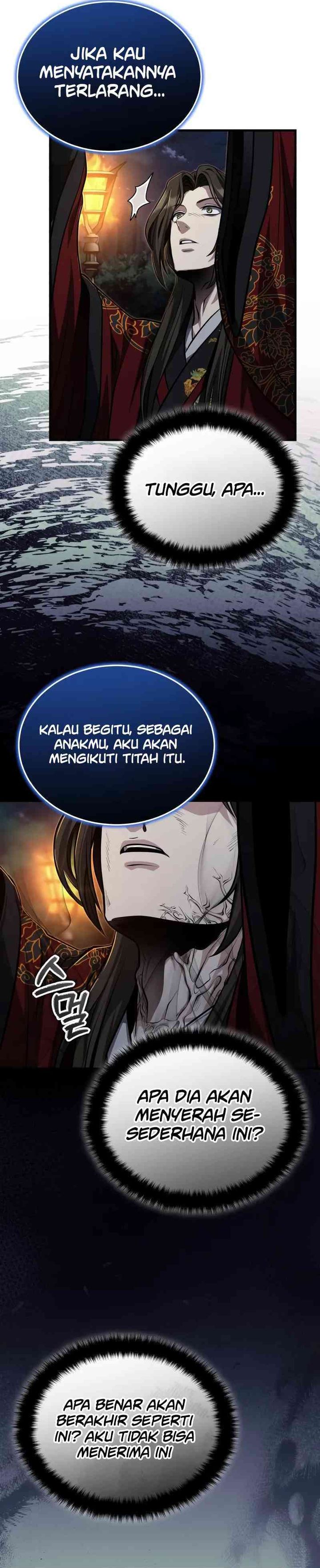 The Terminally Ill Young Master of the Baek Clan Chapter 87 Bahasa Indonesia