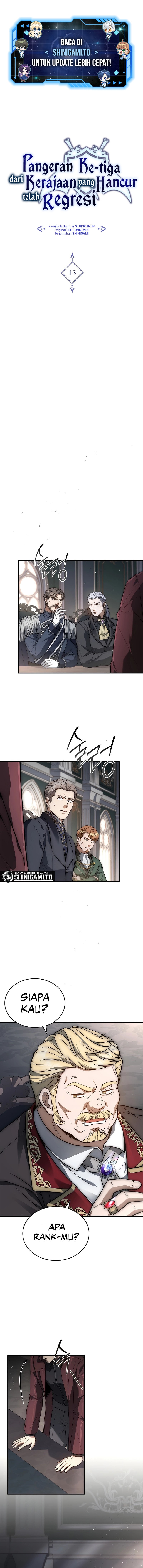The Third Prince Of The Fallen Kingdom has Regressed chapter 13