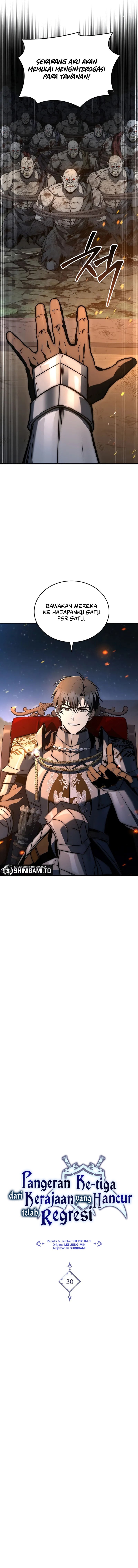 The Third Prince Of The Fallen Kingdom has Regressed Chapter 30 Bahasa Indonesia