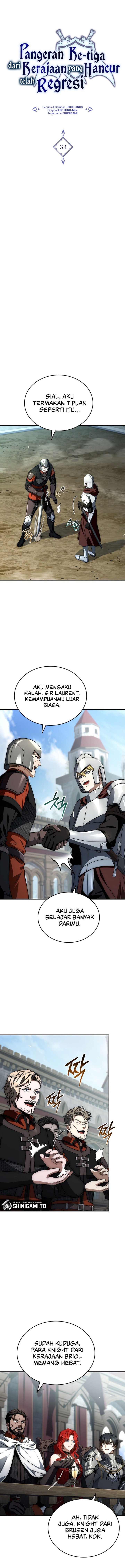 The Third Prince Of The Fallen Kingdom has Regressed Chapter 33 Bahasa Indonesia