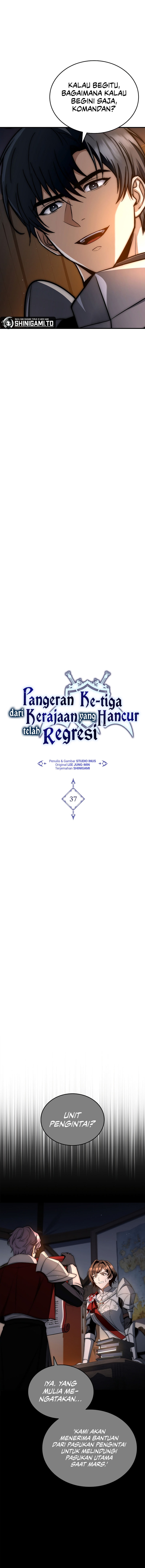 The Third Prince Of The Fallen Kingdom has Regressed Chapter 37 Bahasa Indonesia