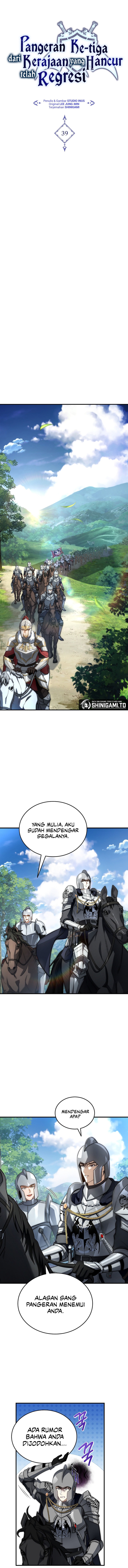 The Third Prince Of The Fallen Kingdom has Regressed Chapter 39 Bahasa Indonesia