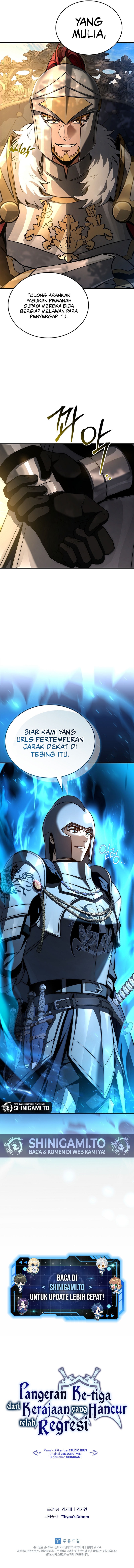 The Third Prince Of The Fallen Kingdom has Regressed Chapter 39 Bahasa Indonesia