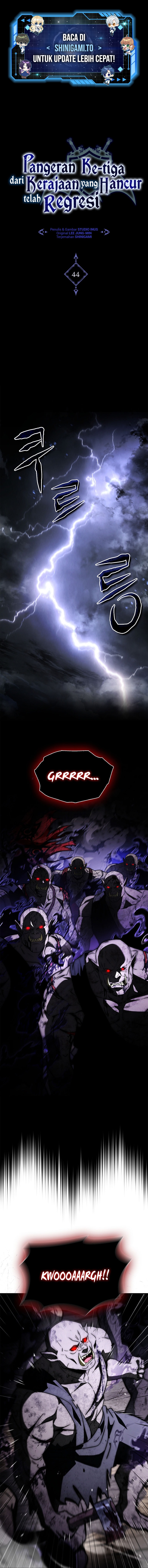 The Third Prince Of The Fallen Kingdom has Regressed Chapter 43 Bahasa Indonesia