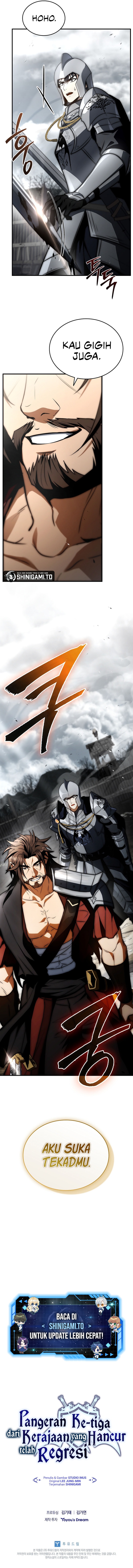 The Third Prince Of The Fallen Kingdom has Regressed Chapter 43 Bahasa Indonesia