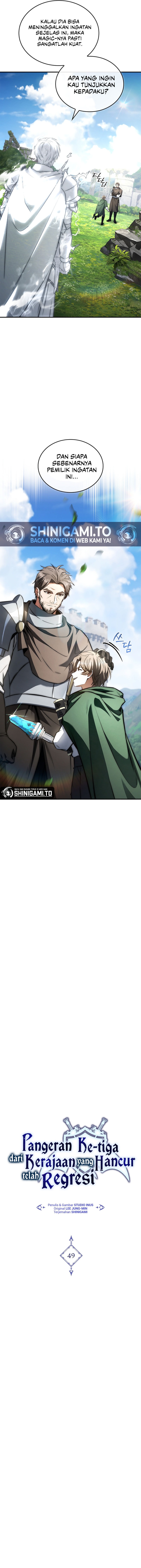 The Third Prince Of The Fallen Kingdom has Regressed Chapter 49 Bahasa Indonesia