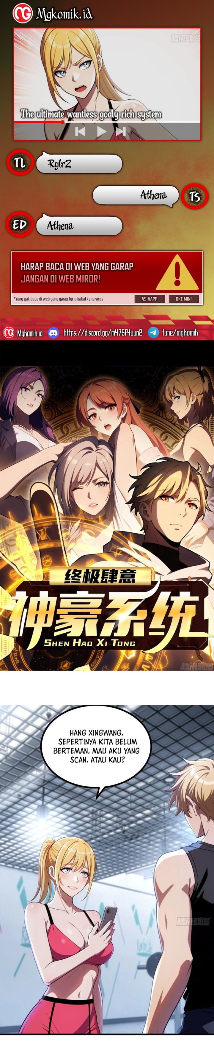 The Ultimate Wantless Godly Rich System Chapter 47 Bahasa Indonesia