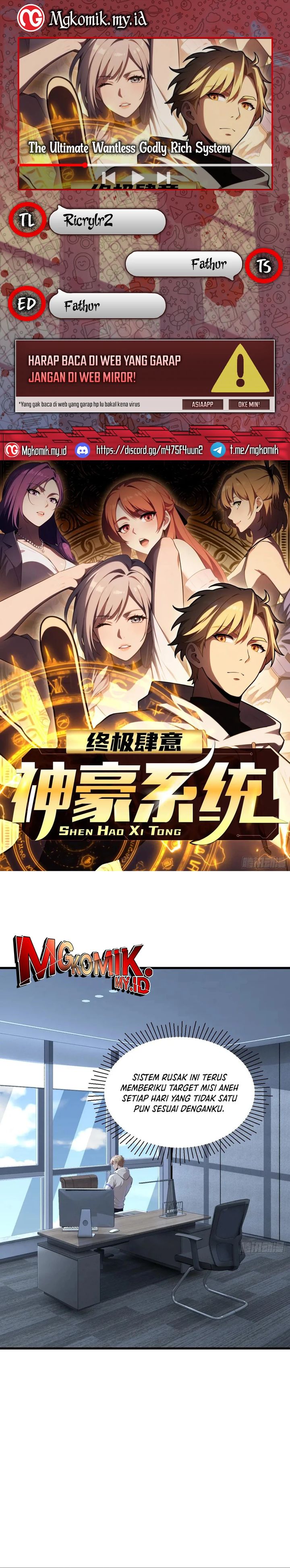 The Ultimate Wantless Godly Rich System chapter 54