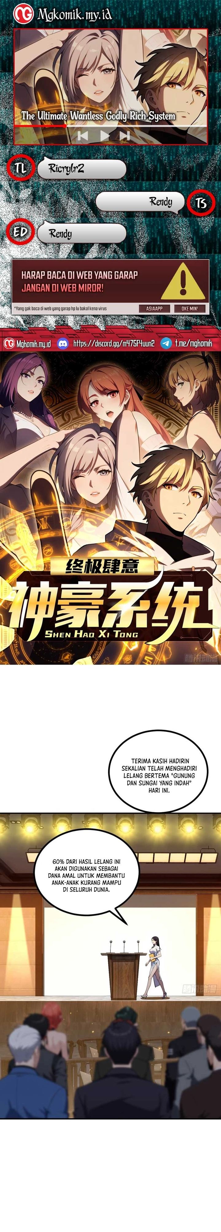 The Ultimate Wantless Godly Rich System chapter 68