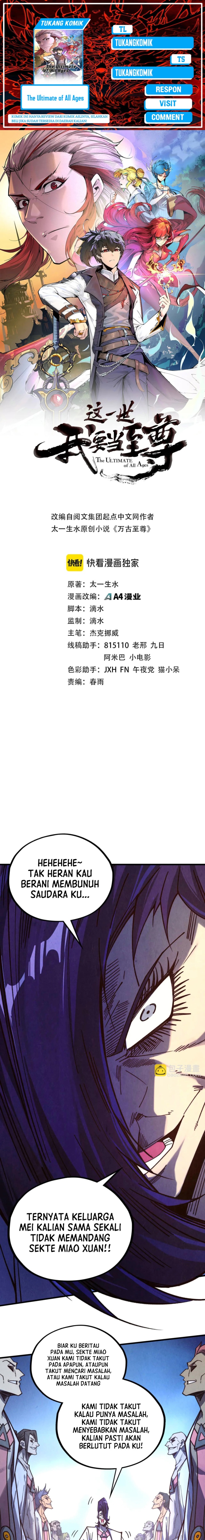 The Ultimate of All Ages (The Ancient Sovereign of Eternity) chapter 427