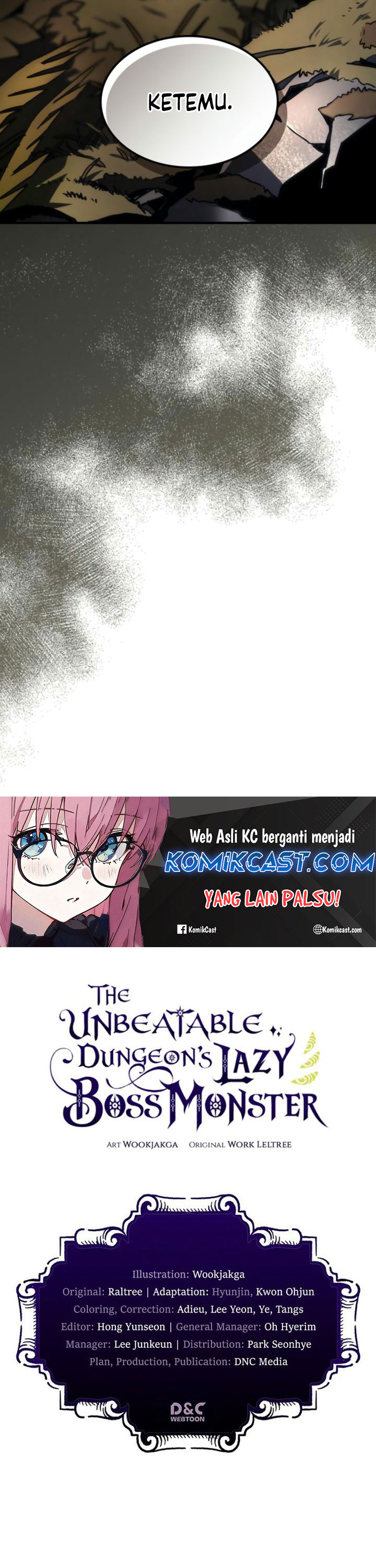 The Unbeatable Dungeon’s Lazy Boss Monster chapter 72