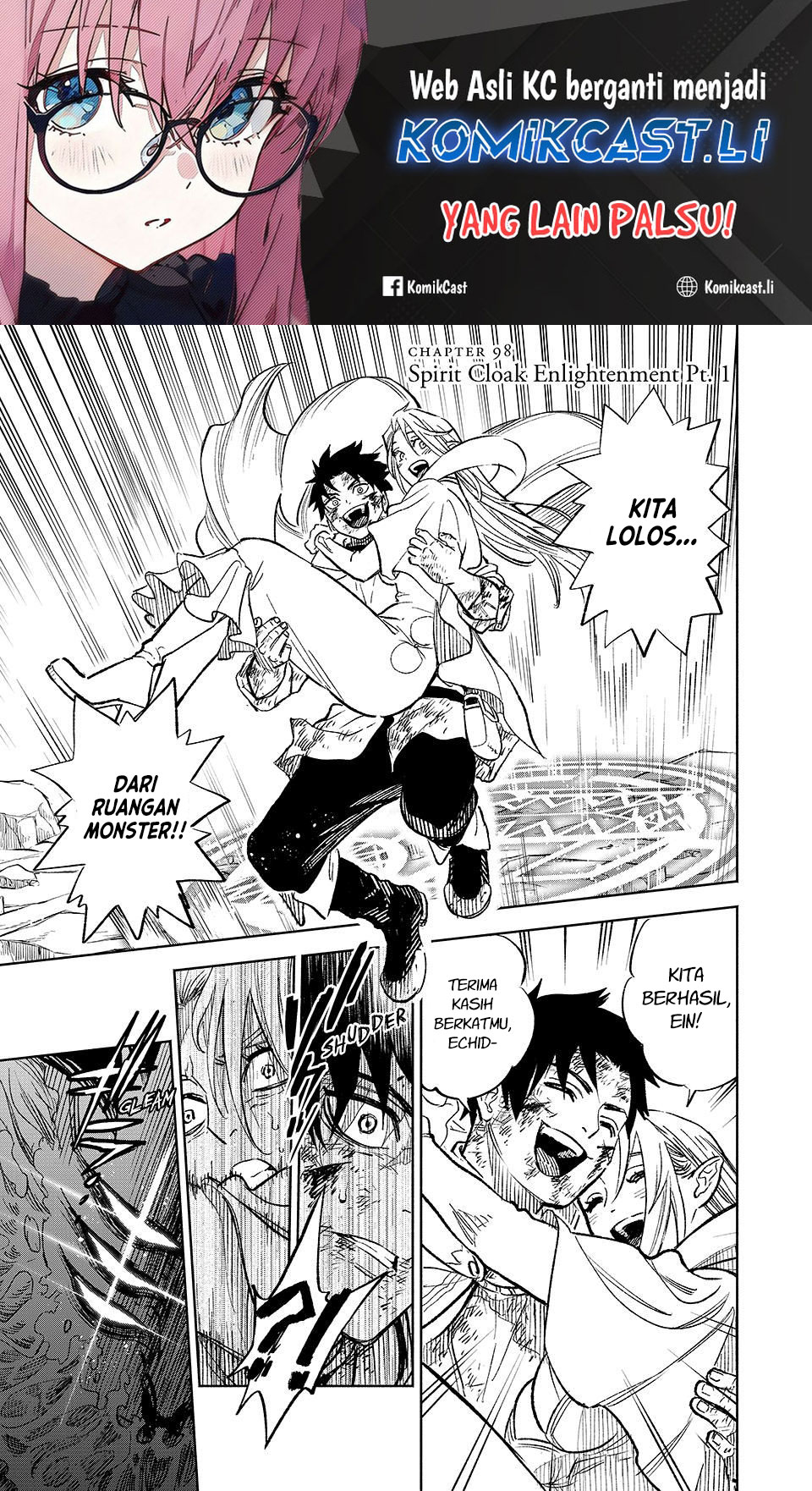 The Unfavorable Job “Appraiser” Is Actually the Strongest Chapter 98 Bahasa Indonesia