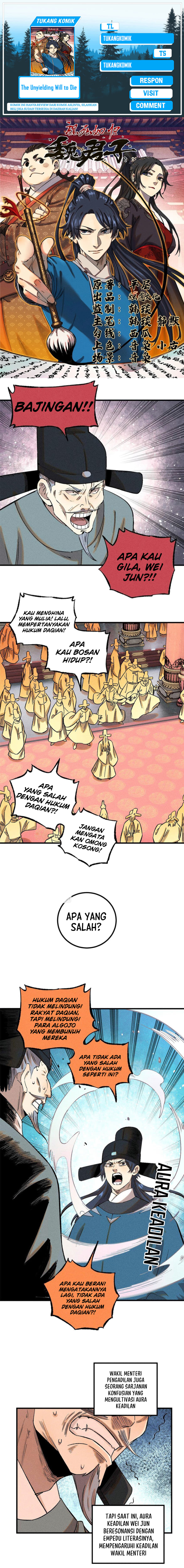 The Unyielding Will to Die Chapter 51 Bahasa Indonesia