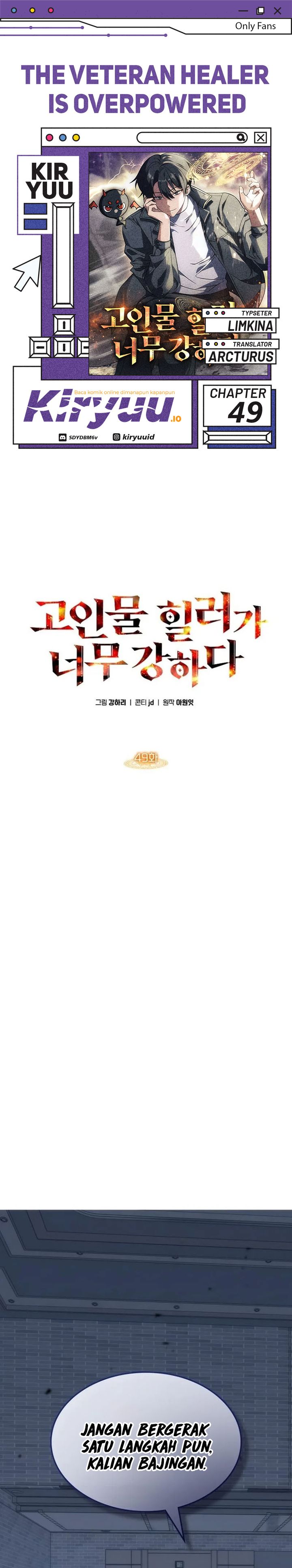 The Veteran Healer Is Overpowered Chapter 49 Bahasa Indonesia