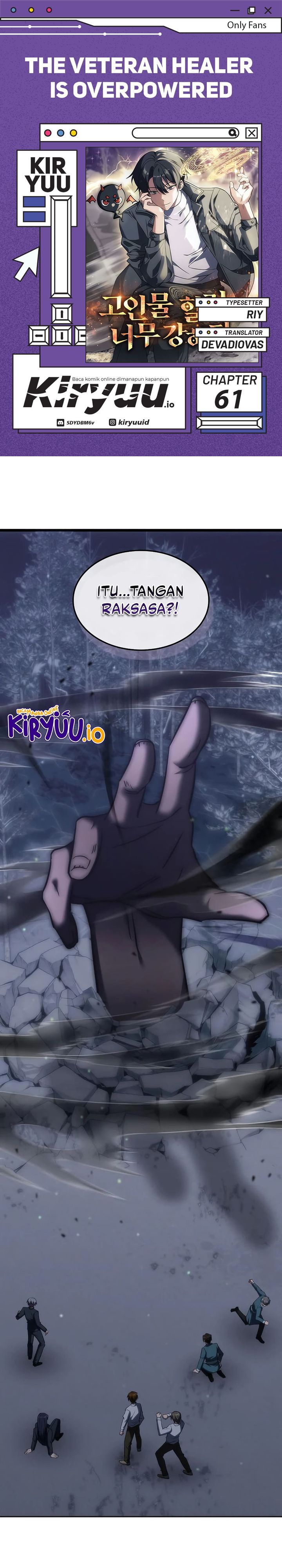 The Veteran Healer Is Overpowered Chapter 61 Bahasa Indonesia