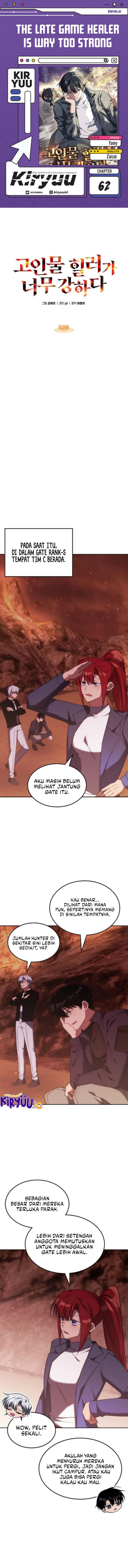 The Veteran Healer Is Overpowered Chapter 62 Bahasa Indonesia