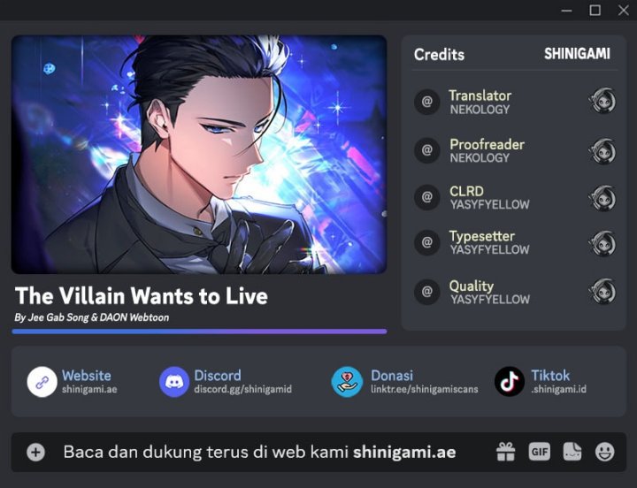 The Villain Wants To Live Chapter 35 Bahasa Indonesia