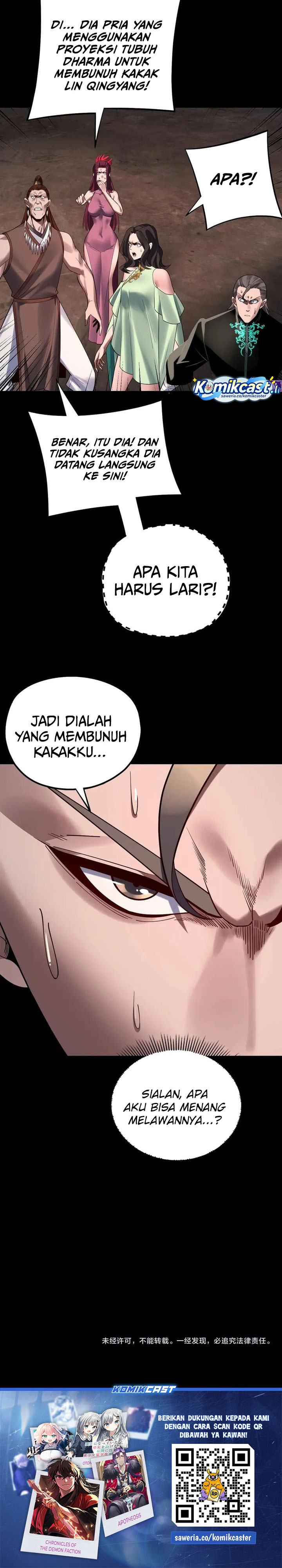 The Villain of Destiny Chapter 219 Bahasa Indonesia