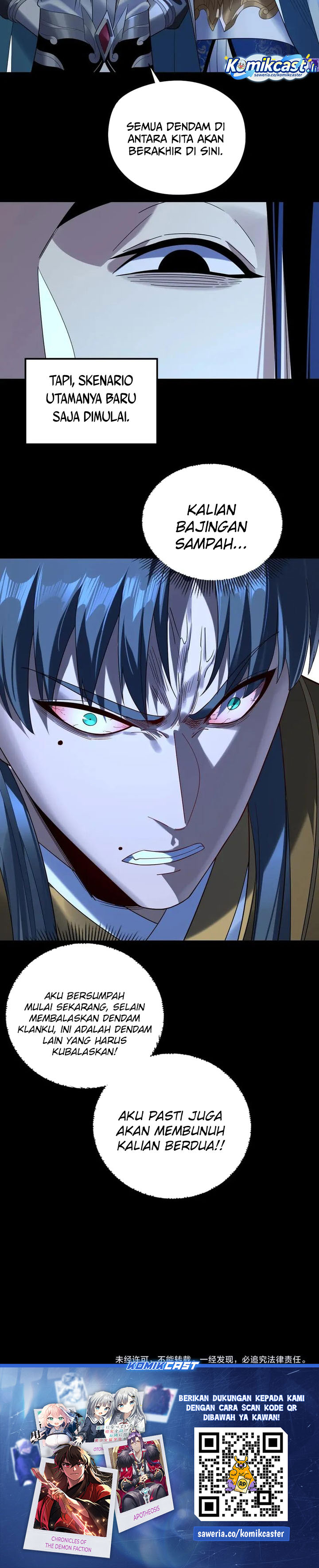 The Villain of Destiny Chapter 230 Bahasa Indonesia