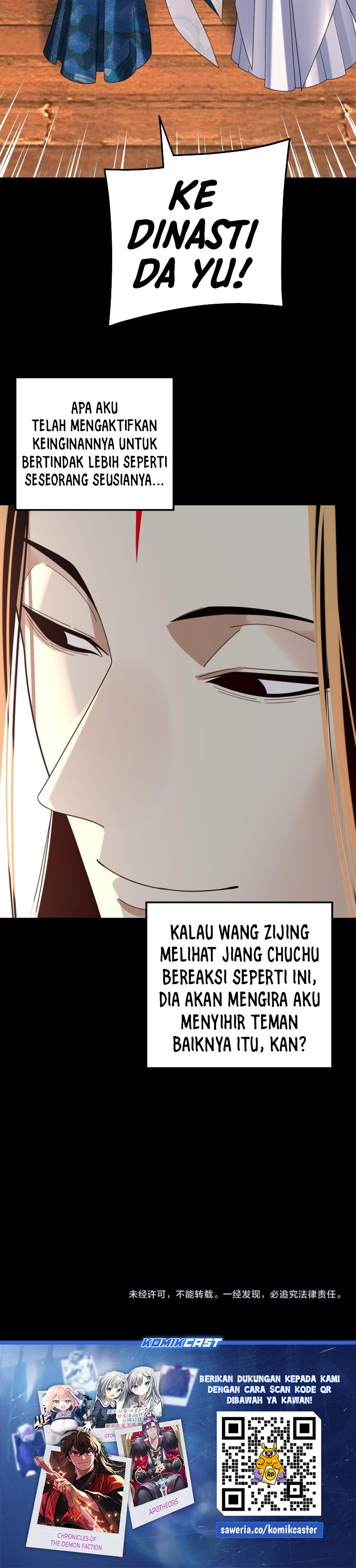 The Villain of Destiny Chapter 279 Bahasa Indonesia