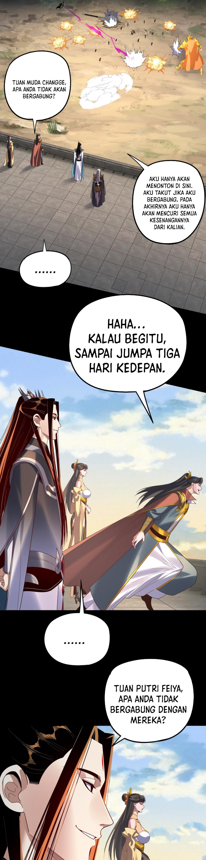 The Villain of Destiny Chapter 288 Bahasa Indonesia