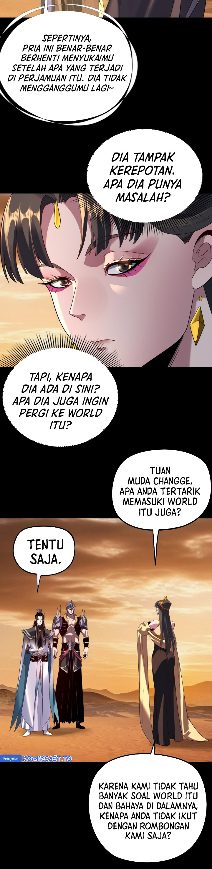 The Villain of Destiny Chapter 290 Bahasa Indonesia