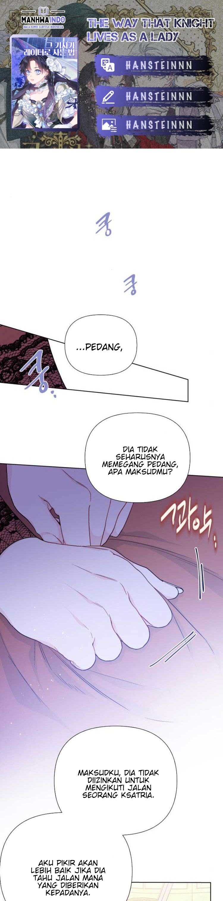 The Way That Knight Lives As a Lady Chapter 44 Bahasa Indonesia