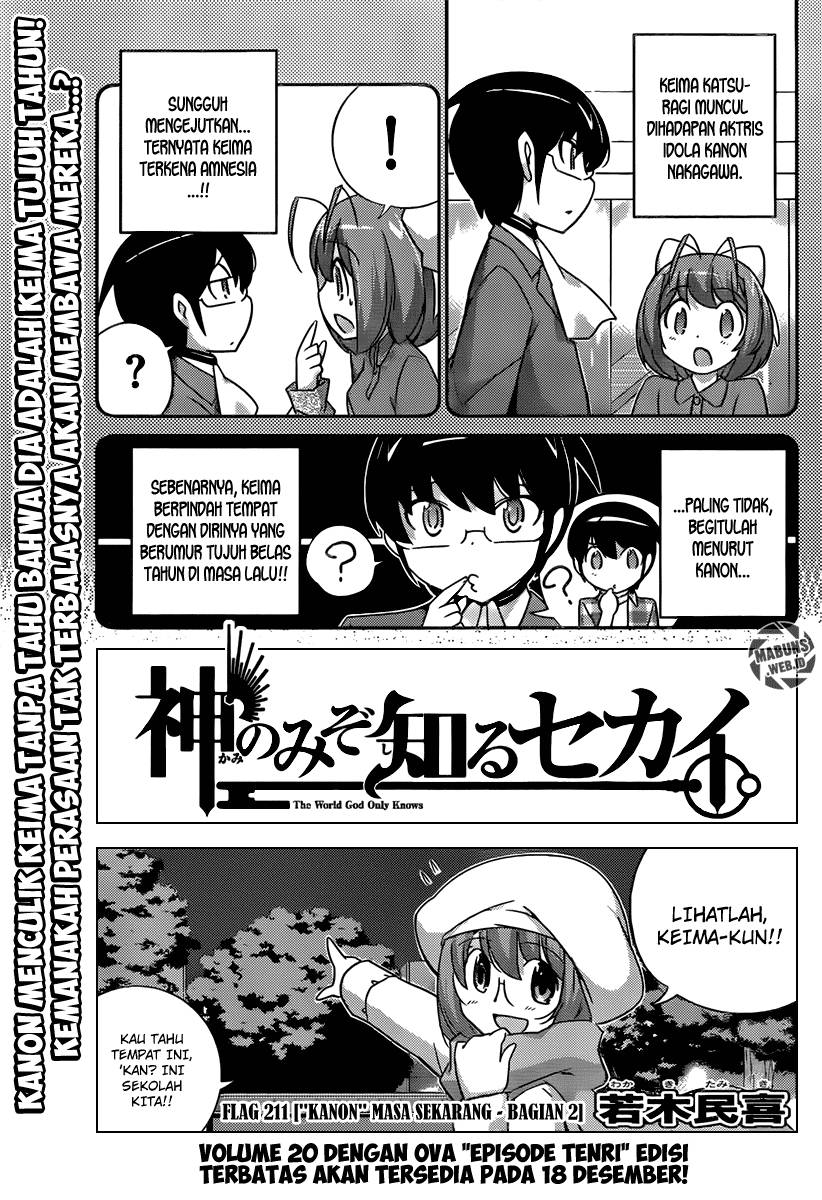 The World God Only Knows Chapter 211 Bahasa Indonesia