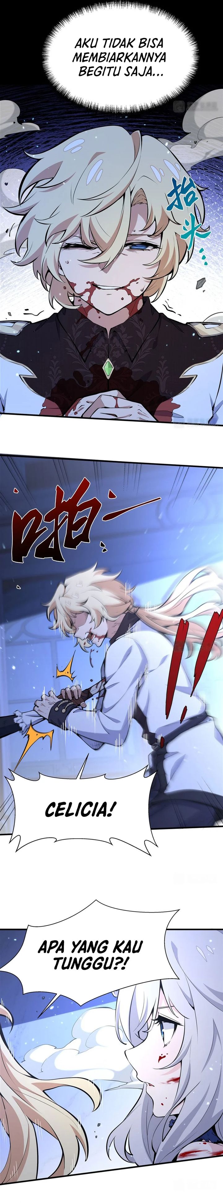 The Yellow-haired Villain in Female Main Character’s Novel wants Happiness Chapter 10 Bahasa Indonesia