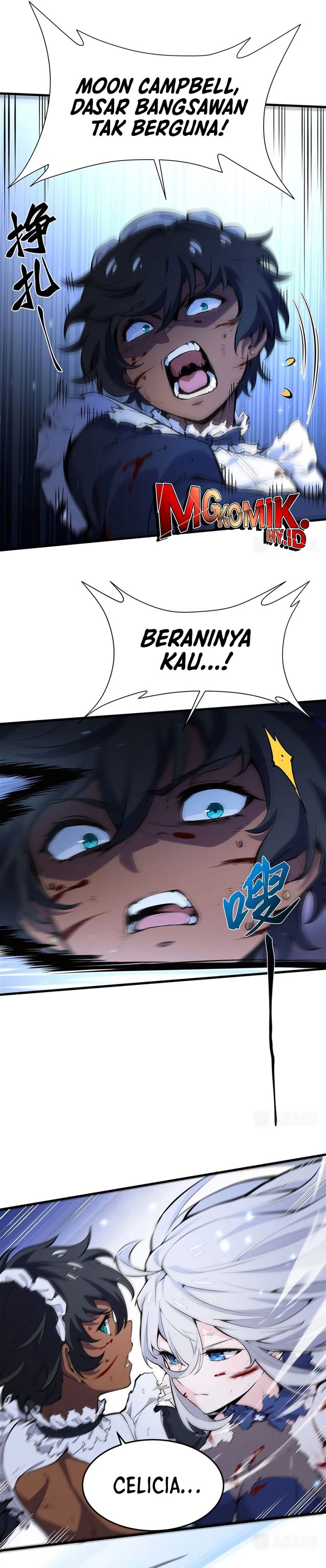 The Yellow-haired Villain in Female Main Character’s Novel wants Happiness Chapter 10 Bahasa Indonesia