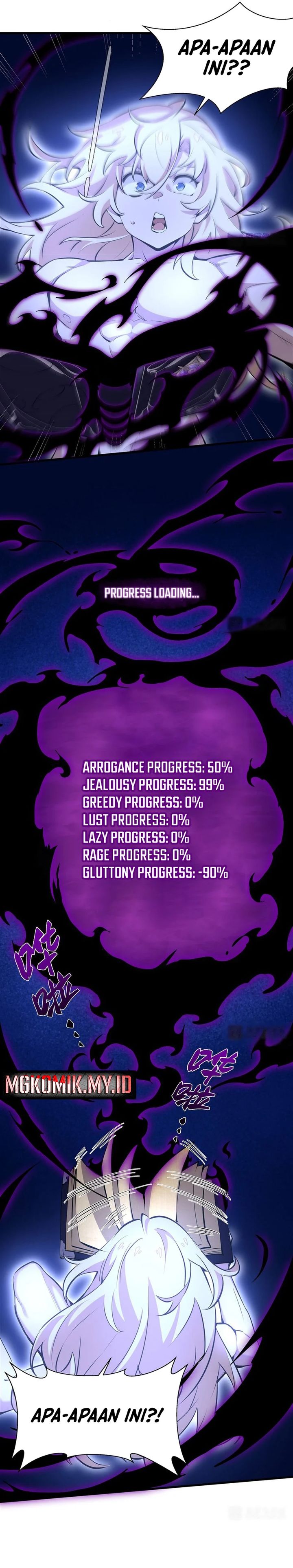 The Yellow-haired Villain in Female Main Character’s Novel wants Happiness Chapter 10 Bahasa Indonesia