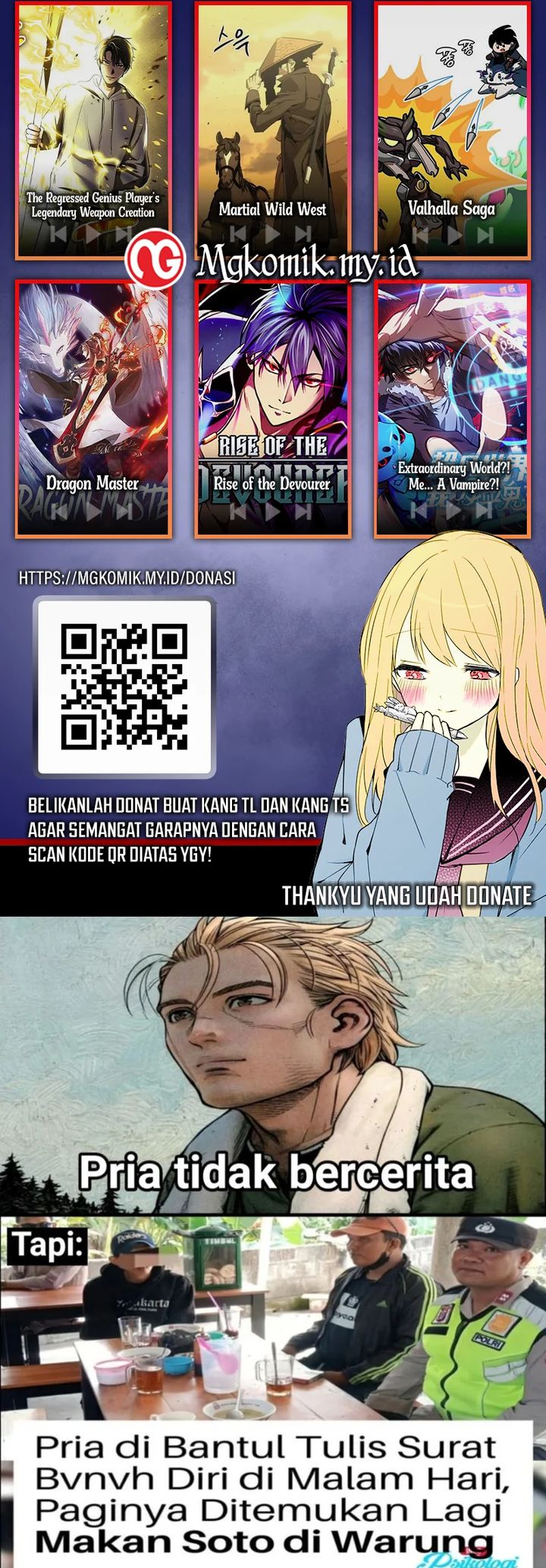 The Yellow-haired Villain in Female Main Character’s Novel wants Happiness Chapter 10 Bahasa Indonesia