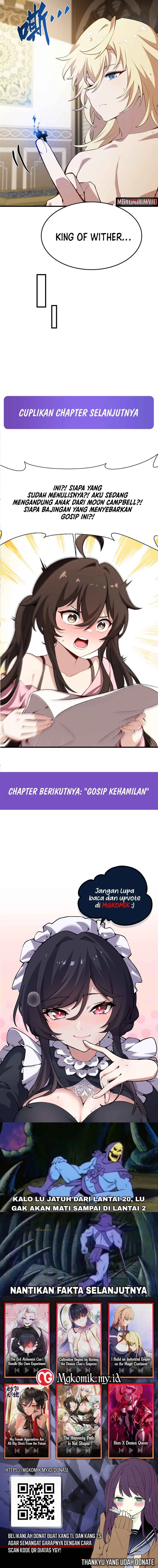 The Yellow-haired Villain in Female Main Character’s Novel wants Happiness Chapter 42 Bahasa Indonesia