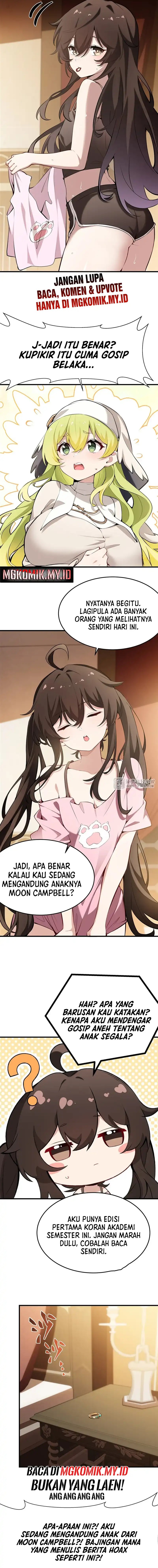 The Yellow-haired Villain in Female Main Character’s Novel wants Happiness Chapter 43 Bahasa Indonesia