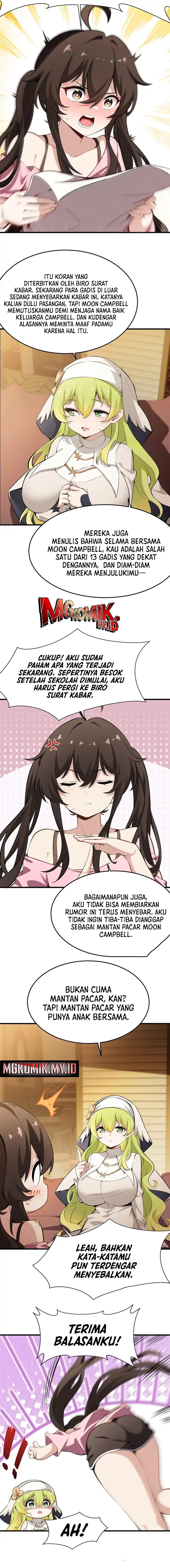 The Yellow-haired Villain in Female Main Character’s Novel wants Happiness Chapter 43 Bahasa Indonesia