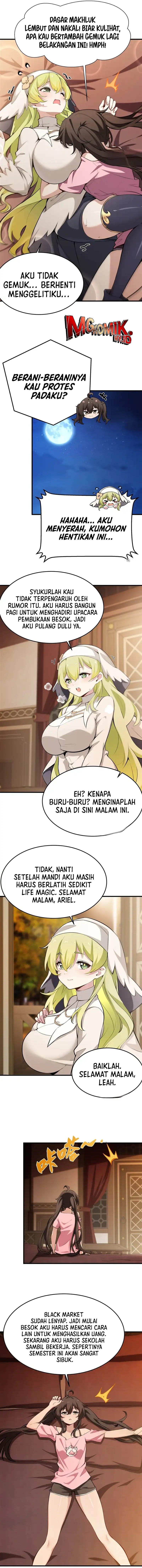 The Yellow-haired Villain in Female Main Character’s Novel wants Happiness Chapter 43 Bahasa Indonesia