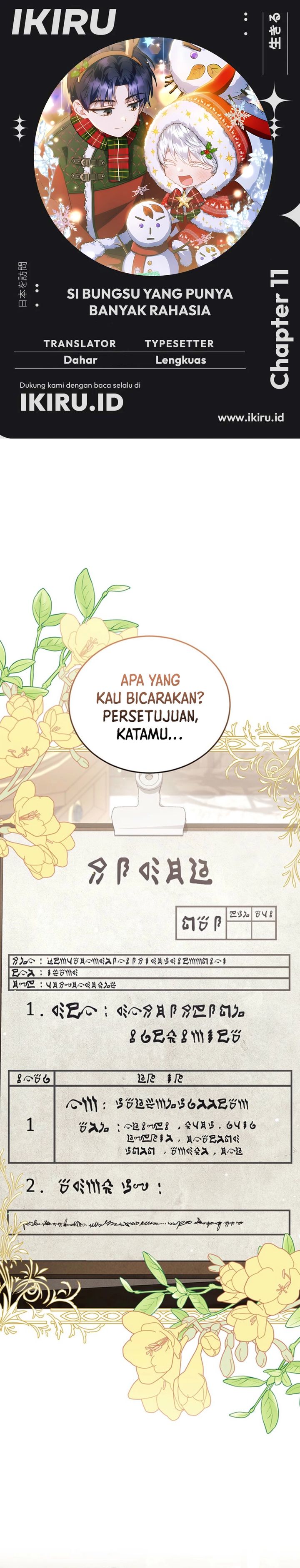 The Youngest Hides Way Too Much Chapter 11 Bahasa Indonesia