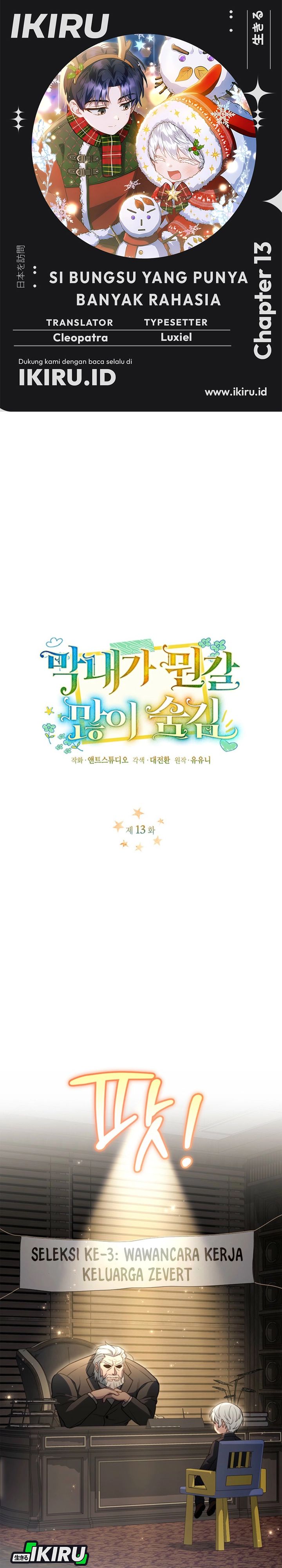 The Youngest Hides Way Too Much Chapter 13 Bahasa Indonesia