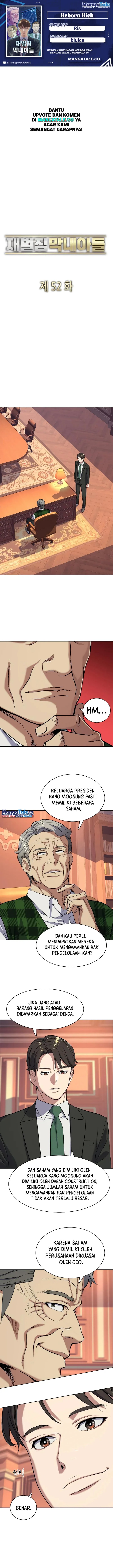 The Youngest Son Of A Rich Family (Reborn Rich) Chapter 52 Bahasa Indonesia