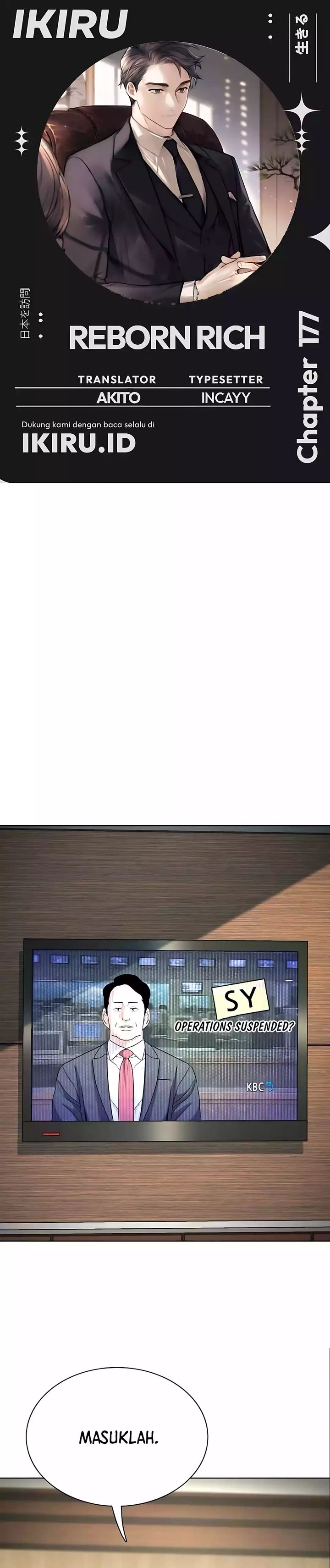 The Youngest Son Of A Rich Family (Reborn Rich) Chapter 177 Bahasa Indonesia