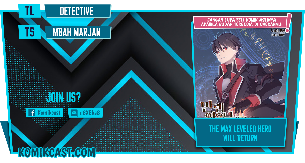 The MAX leveled hero will return! Chapter 60 Bahasa Indonesia
