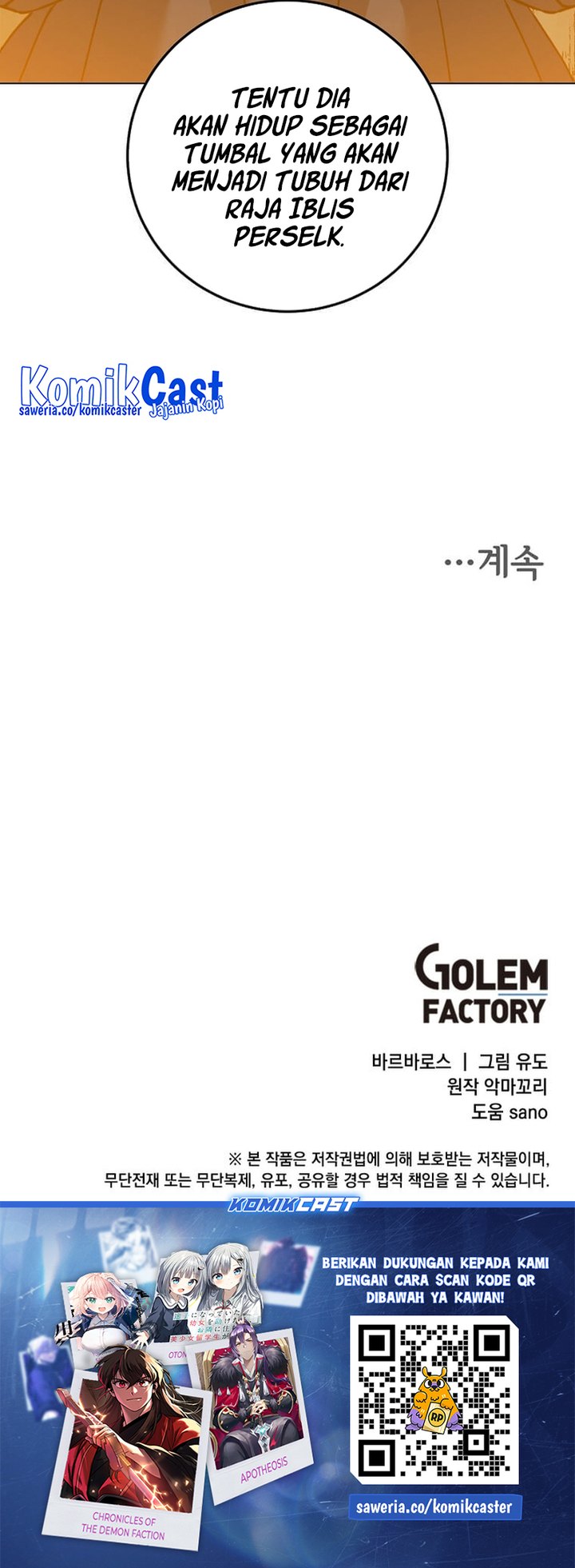 The MAX Leveled Hero Will Return! Chapter 203 Bahasa Indonesia