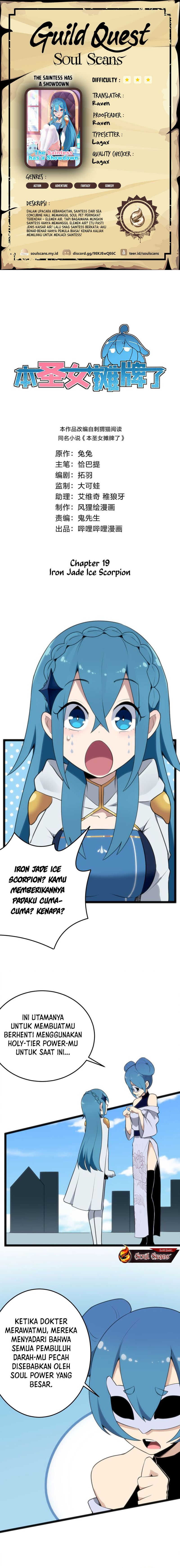 This Saint Has a Showdown Chapter 19 Bahasa Indonesia