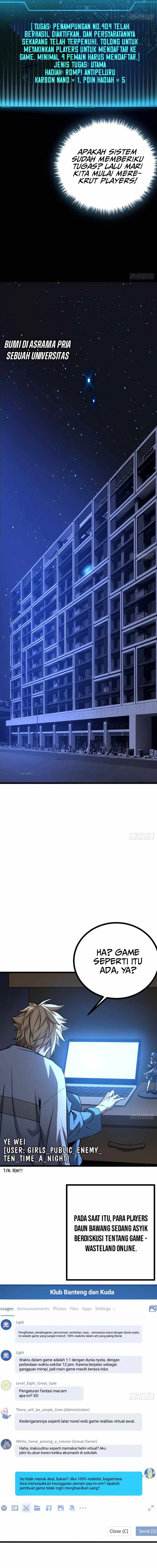 This Game Is Too Realistic Chapter 02 Bahasa Indonesia