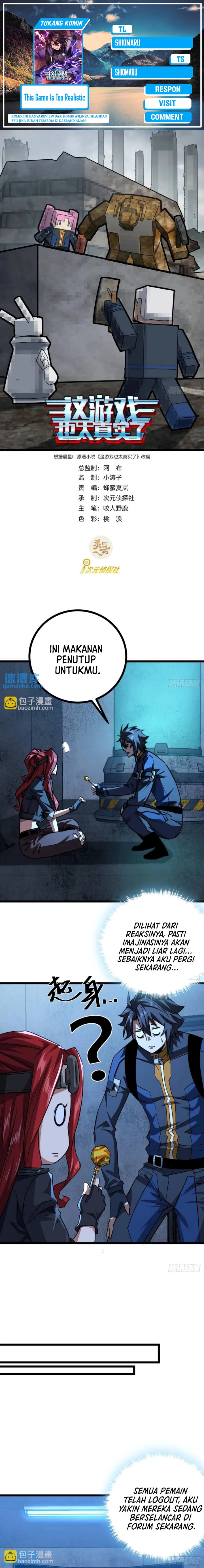 This Game Is Too Realistic Chapter 56 Bahasa Indonesia